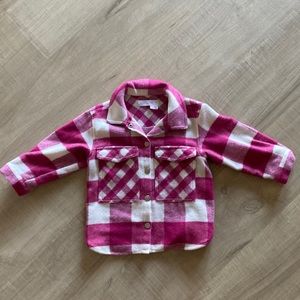Toddler girls Plaid Zara jacket